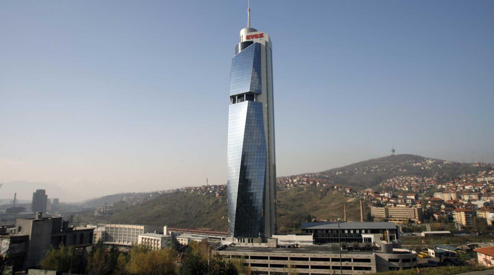 Avaz Twist Tower, Sarajevo, Bosnia and Herzegovina